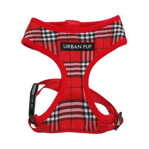Urban Pup Harness - Red Tartan / XL