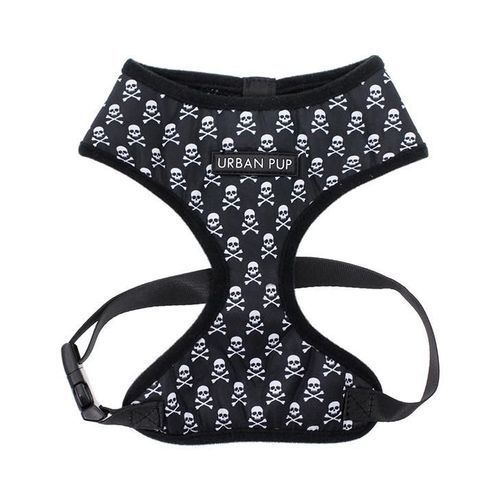 Urban Pup Harness - Skulls & Crossbones / M