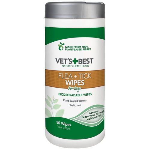 Vet's Best Natural Flea & Tick Våtservetter 50-pack