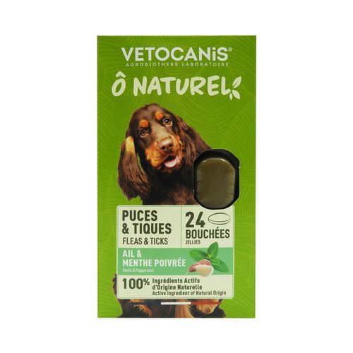 Vetocanis Tuggtabletter mot Fästingar & Loppor