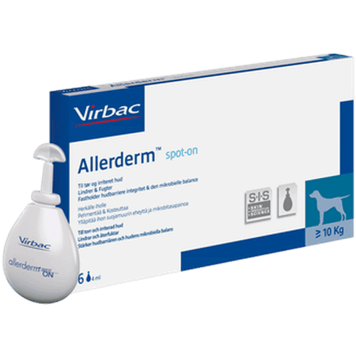 Allerderm Spot On 2 ml x 6 st upp till 10kg hund, katt