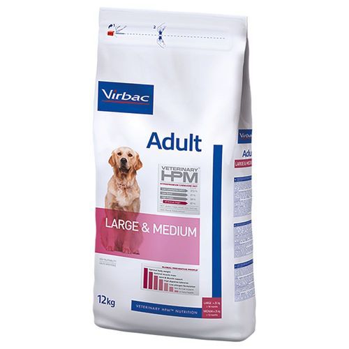 Virbac Veterinary HPM Adult Dog Large & Medium - Ekonomipack: 2 x 12 kg