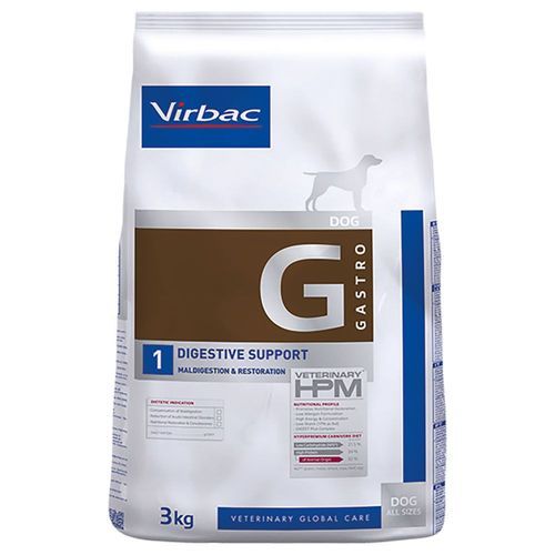 Virbac Veterinary HPM Dog Gastro Digestive Support G1 - Ekonomipack: 2 x 12 kg
