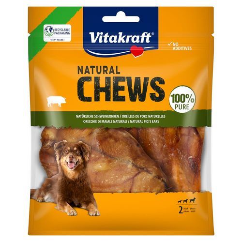 Vitakraft Natural Chews Grisöron - 2 bitar (44 g)