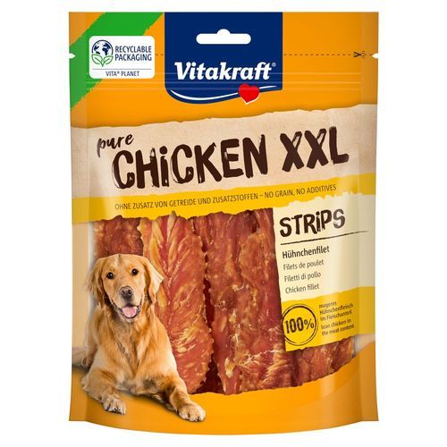 Vitakraft Pure Chicken XXL Strips Kycklingfilé - 250 g