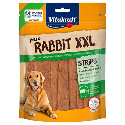 Vitakraft Rabbit XXL kaninköttstrimlor - Ekonomipack: 2 x 250 g