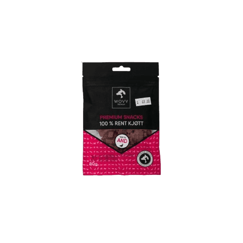 Godbitar Anka 80 g - Hund - Hundgodis - Träningsgodis & belöningsgodis - WOVV - ZOO.se