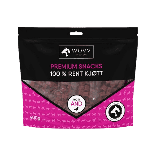 Godbiter Anka Små bitar 400 g - Hund - Hundgodis - Träningsgodis & belöningsgodis - WOVV - ZOO.se