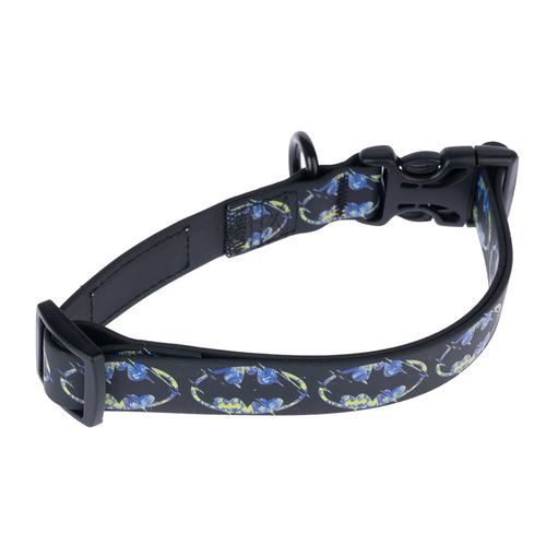 DC Batman halsband, svart - Storlek L: 35 - 56 cm halsomkrets, 20 mm bredd