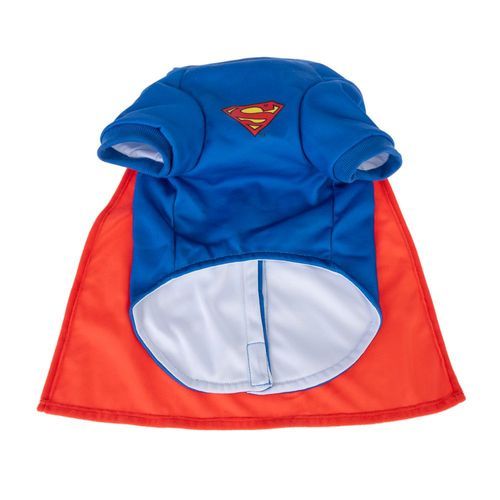 DC Superman hunddräkt - Storlek S/M: 35 cm rygglängd