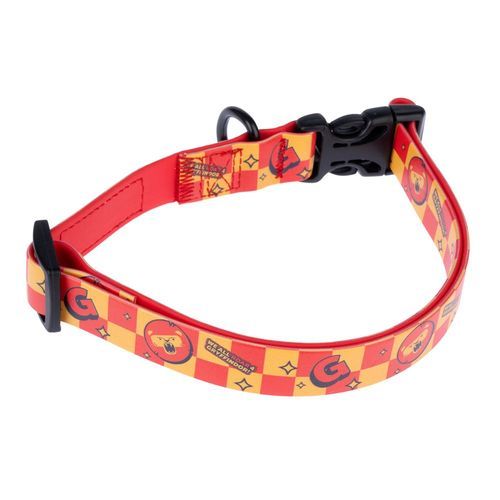 Harry Potter Gryffindor halsband, orange - Storlek S: 25 - 36 cm halsomkrets, 20 mm brett