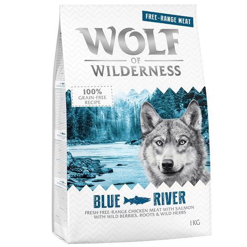 Wolf of Wilderness Adult Blue River - Free Range Chicken & Salmon - 1 kg