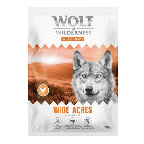 Wolf of Wilderness kycklingfötter "Wide Acres" - 700 g
