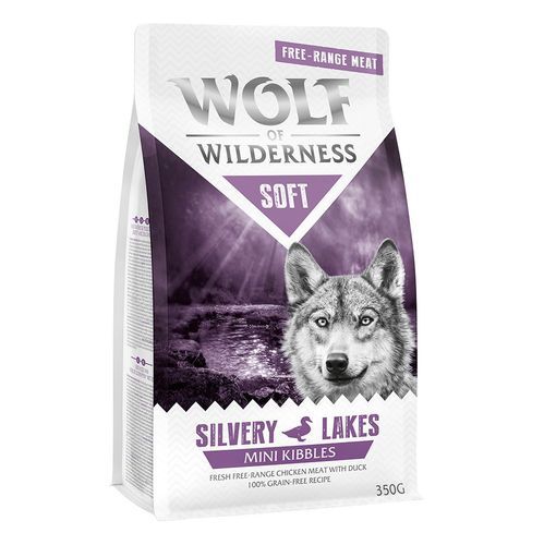 Wolf of Wilderness Mini Soft - Silvery Lakes - Free Range Chicken & Duck - 350 g