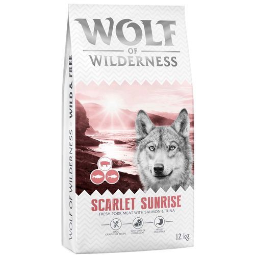 Wolf of Wilderness "Scarlet Sunrise" lax & tonfisk - spannmålsfritt - 12 kg nytt recept