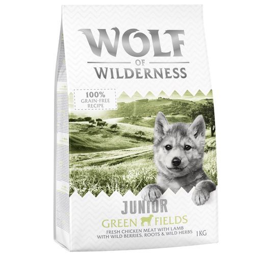 Wolf of Wilderness Junior "Green Fields" lamm & färsk kyckling - spannmålsfritt 5 kg