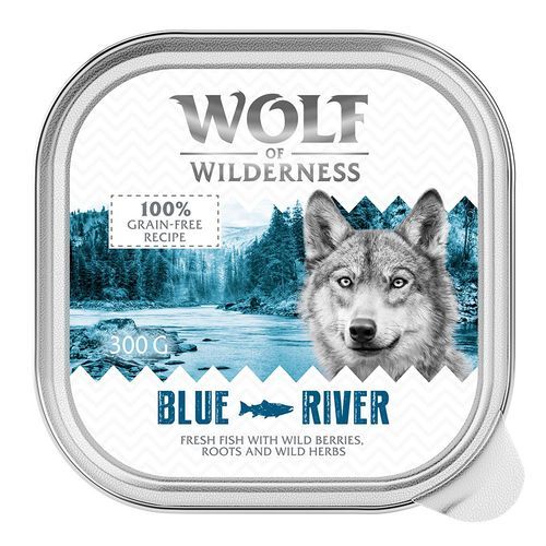 Wolf of Wilderness Single Protein 12 x 300 g portionsform - Blue River - Fish