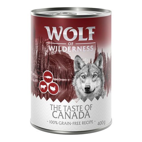 Wolf of Wilderness The Taste Of 6 x 400 g - The Taste Of Canada