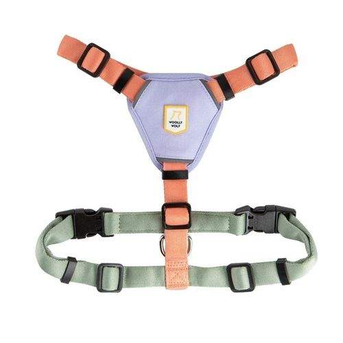 Woolly Wolf Color Block Hundsele Rosa/Grön/Lila (S)