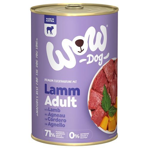 Ekonomipack: WOW Adult 12 x 400 g - Lamm