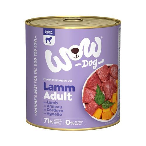 Ekonomipack: WOW Adult 12 x 800 g - Lamm