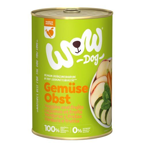 Ekonomipack: WOW Pur 24 x 400 g - 100 % grönsaker & frukt