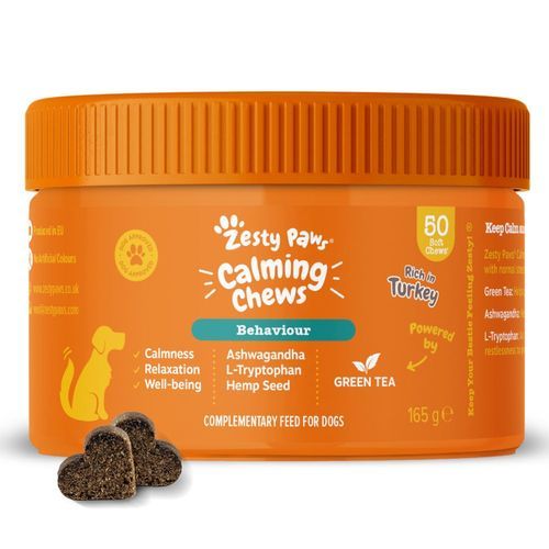 Zesty Paws Calming Chews Kalkon - 50 tuggtabletter