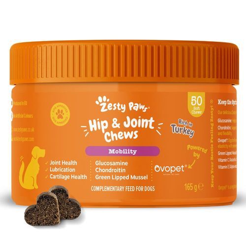 Zesty Paws Hip & Joint Chews Kalkon - 50 tuggtabletter