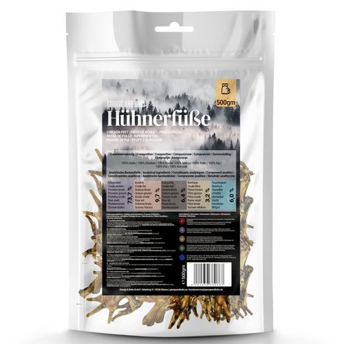 George & Bobs kycklingfötter - 500 g