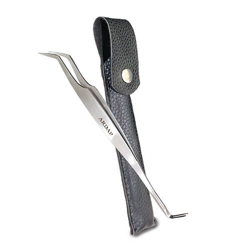 Ardap fästingkrok med pincett - Av rostfritt stål