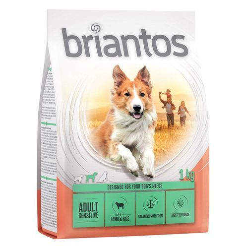 Briantos Adult Sensitive Lamm & ris - Ekonomipack: 4 x 1 kg