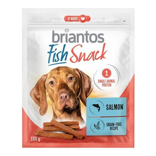 Briantos Fish Snacks med tonfisk och lax för hundar - Ekonomipack: Tonfisk 2 x 180 g