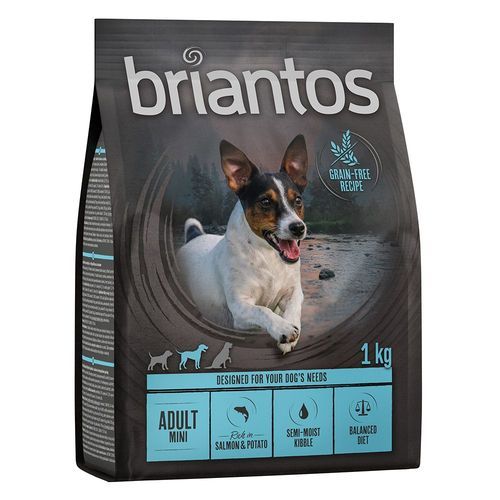 Briantos Grain Free Adult Mini Lax & potatis - 1 kg