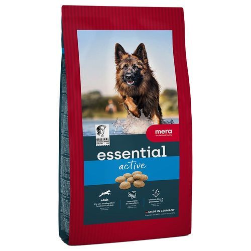 Ekonomipack: 2 x 12,5 kg Mera essential hundfoder - essential Active