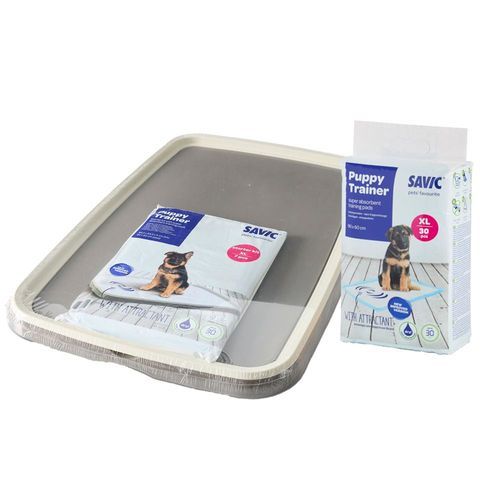 Savic Puppy Trainer Starter Set - Startset: XL inkl. 7 pads + 30 pads