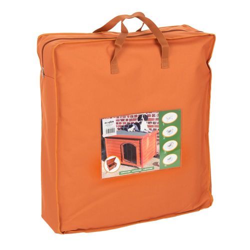 Isolering för hundkojan Woody med pulpettak - B 104 x T 63 x H 60 cm för stl. L