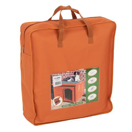 Isolering för hundkojan Woody med pulpettak - B 92 x T 54 x H 53 cm för stl. M